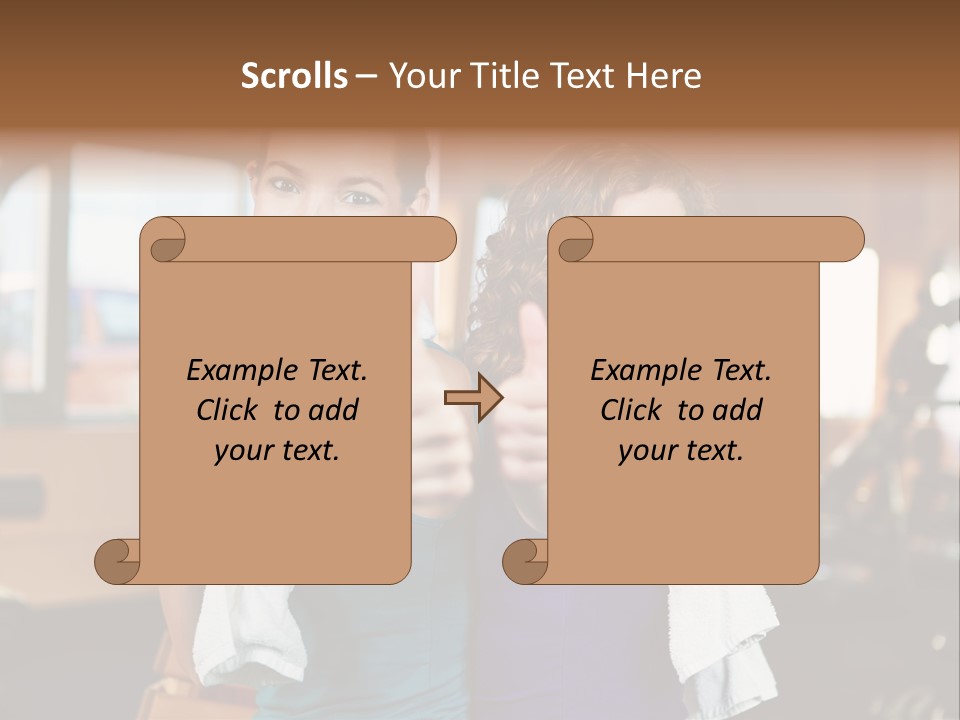 Gym Sporty Winner PowerPoint Template
