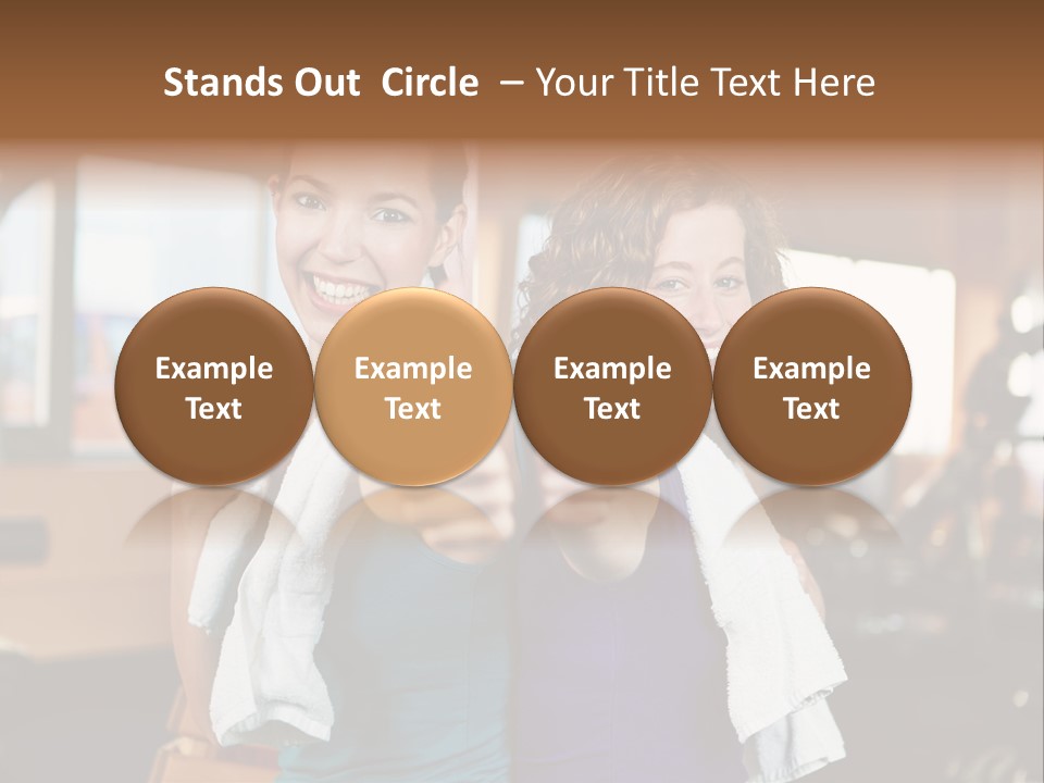 Gym Sporty Winner PowerPoint Template