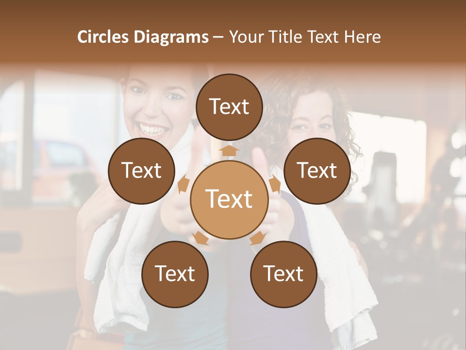 Gym Sporty Winner PowerPoint Template