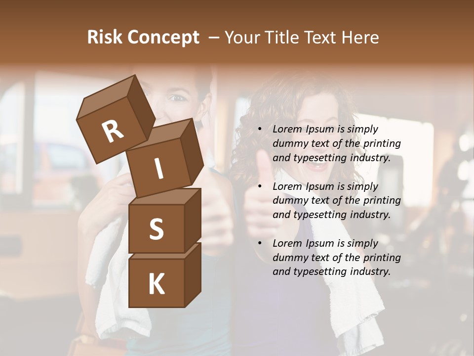 Gym Sporty Winner PowerPoint Template