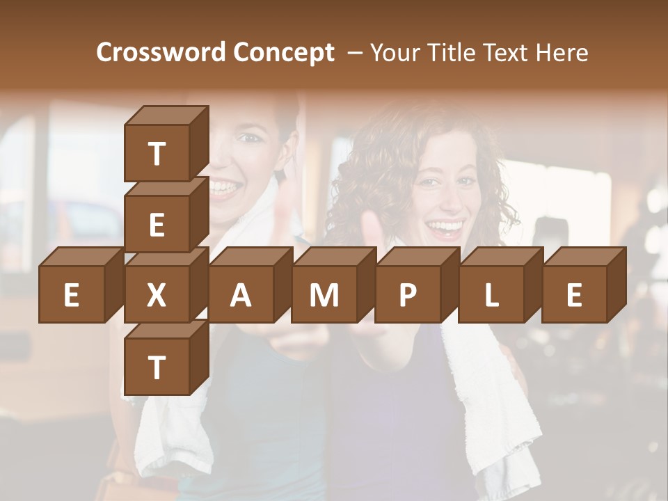 Gym Sporty Winner PowerPoint Template