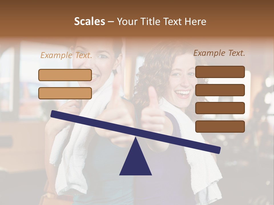 Gym Sporty Winner PowerPoint Template