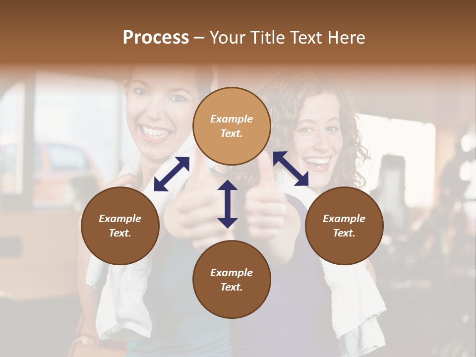 Gym Sporty Winner PowerPoint Template