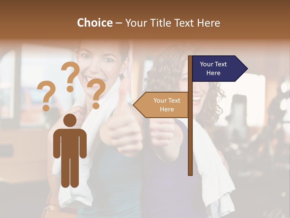 Gym Sporty Winner PowerPoint Template