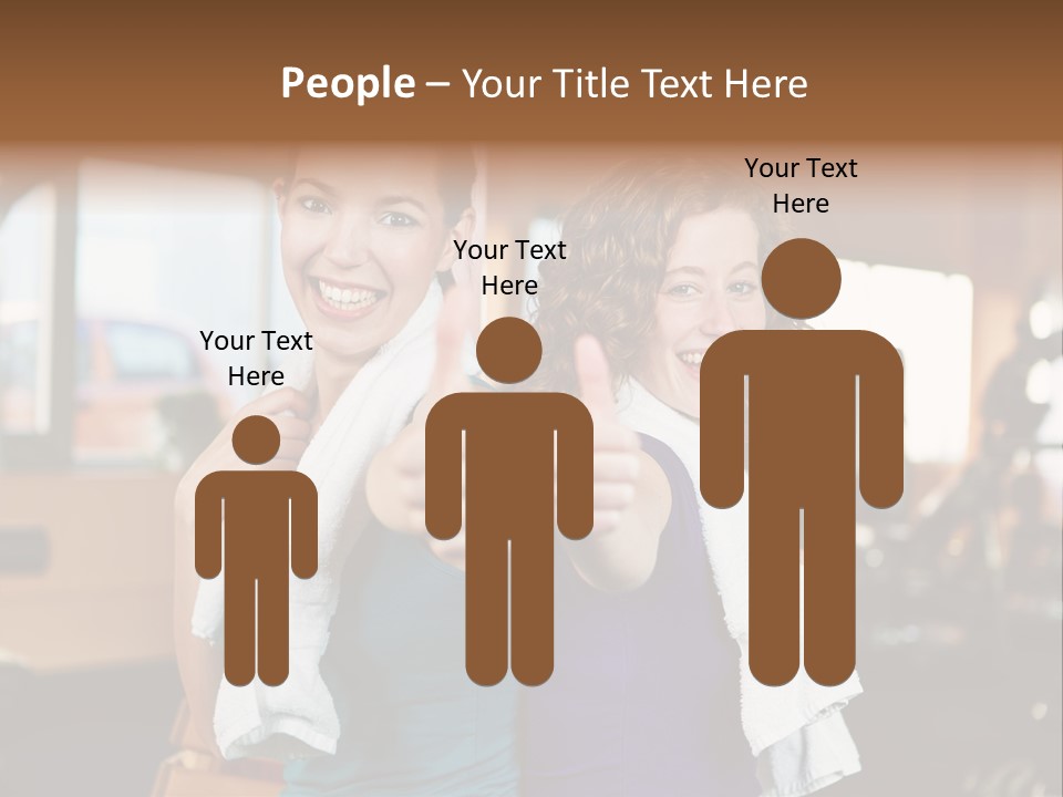 Gym Sporty Winner PowerPoint Template