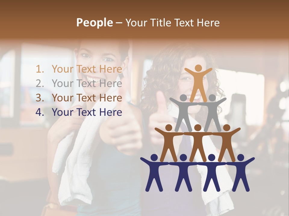 Gym Sporty Winner PowerPoint Template