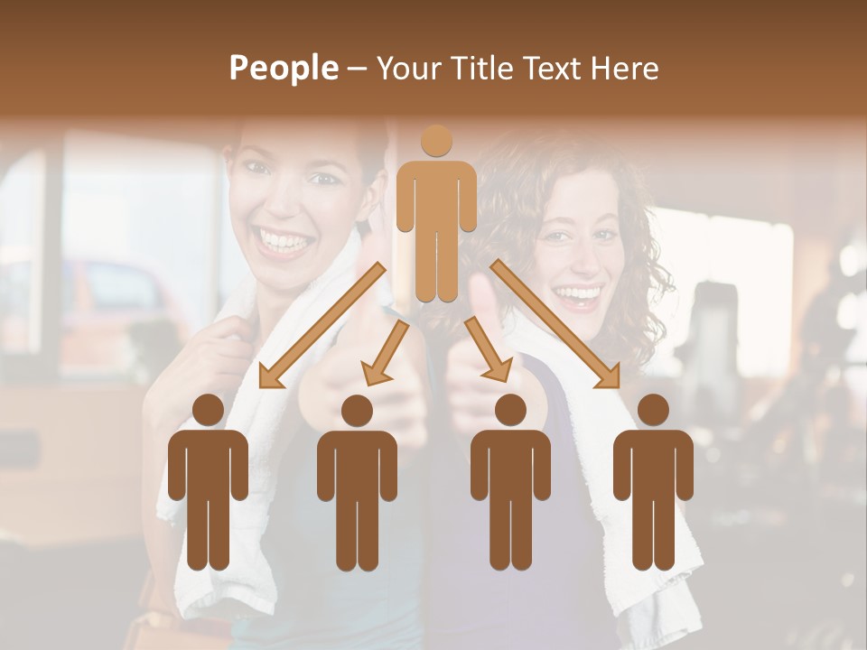 Gym Sporty Winner PowerPoint Template