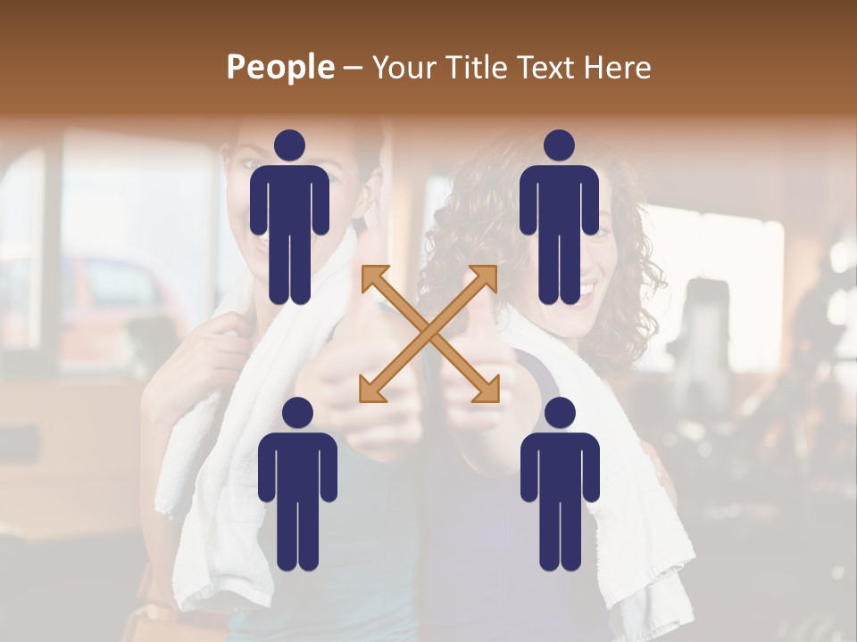 Gym Sporty Winner PowerPoint Template