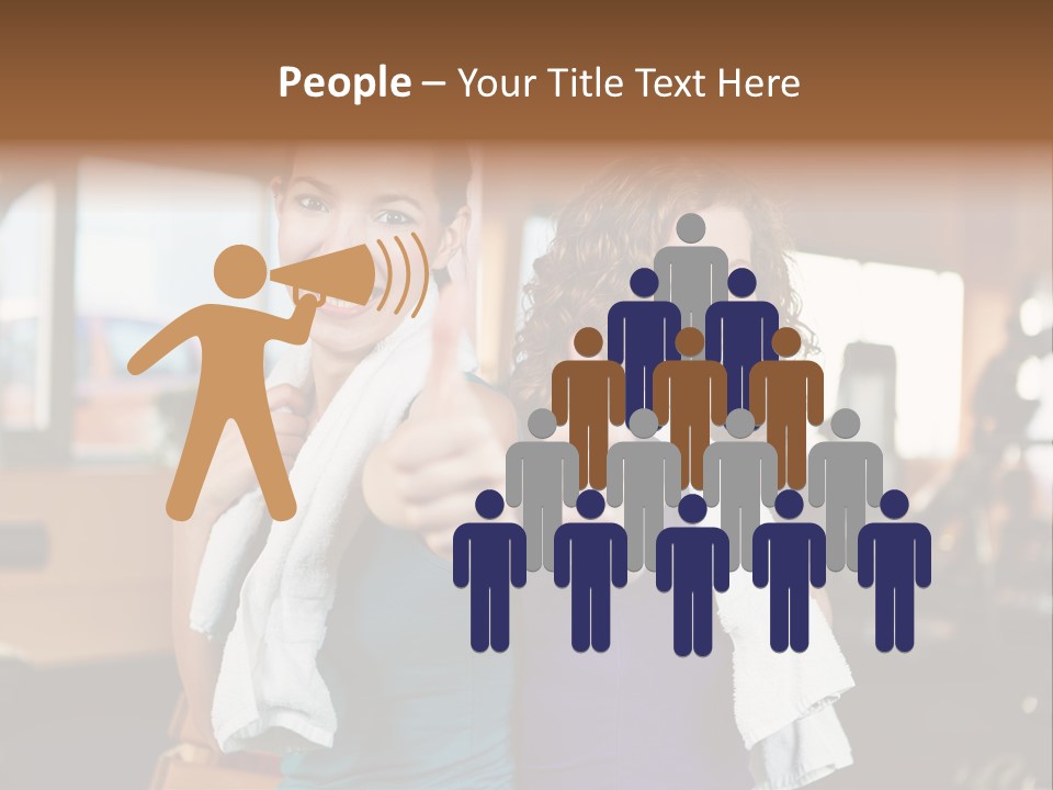 Gym Sporty Winner PowerPoint Template