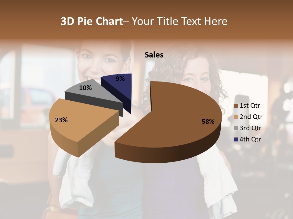 Gym Sporty Winner PowerPoint Template