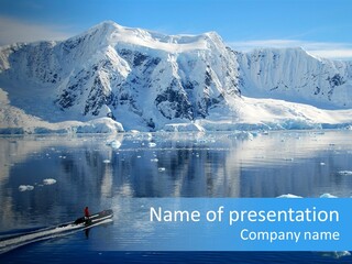 Climate Change Sea Ice PowerPoint Template