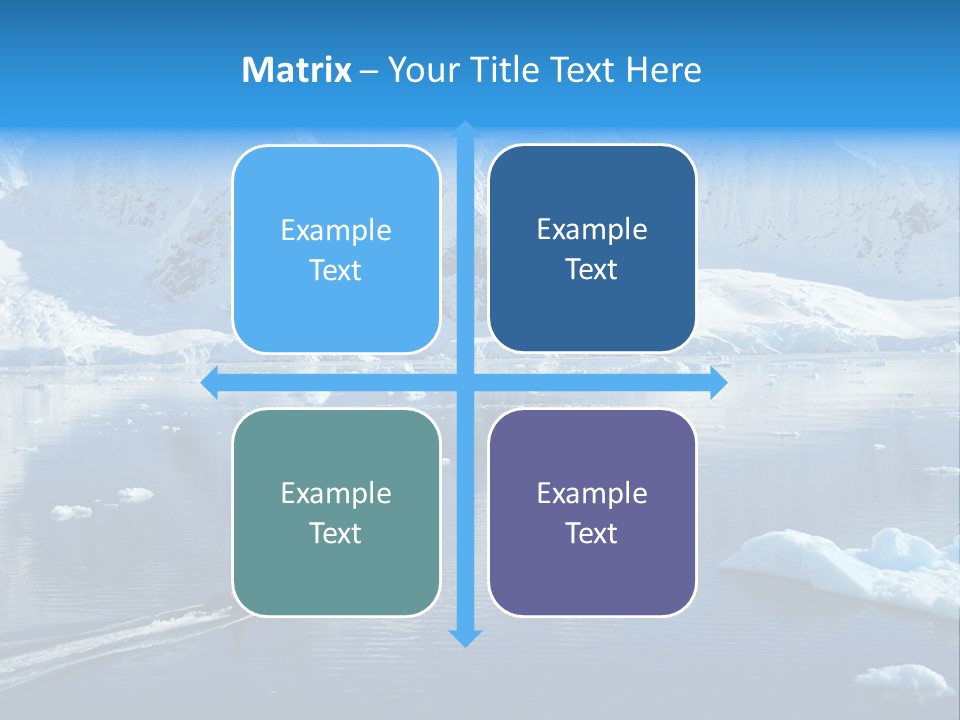 Climate Change Sea Ice PowerPoint Template