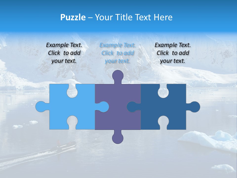 Climate Change Sea Ice PowerPoint Template