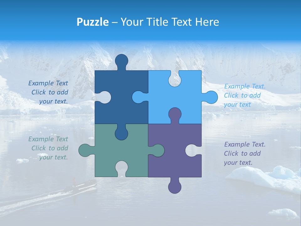 Climate Change Sea Ice PowerPoint Template
