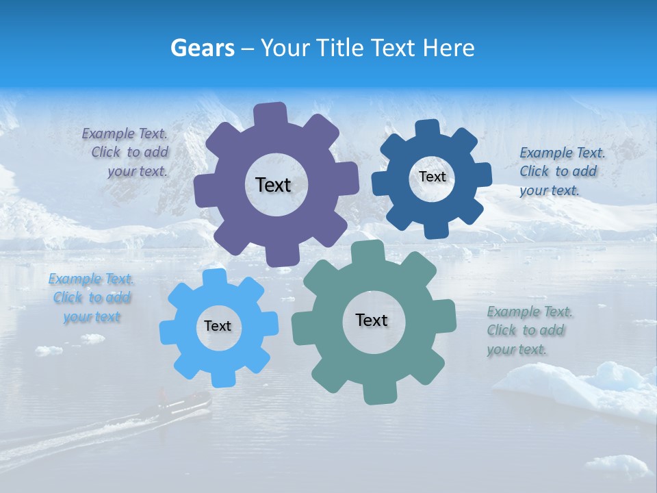 Climate Change Sea Ice PowerPoint Template