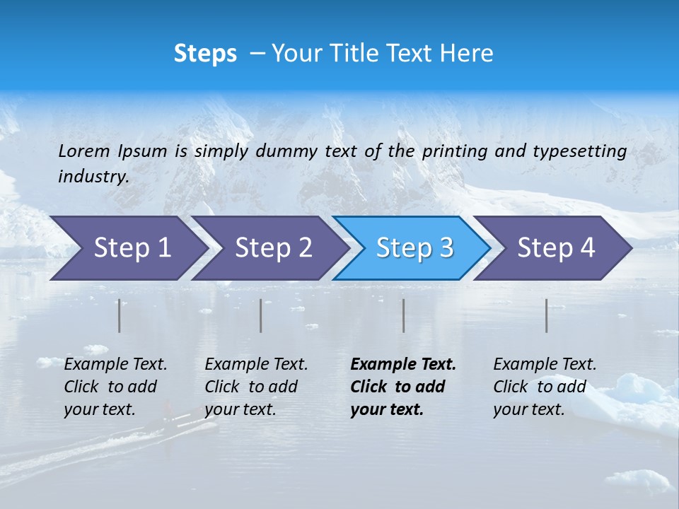 Climate Change Sea Ice PowerPoint Template