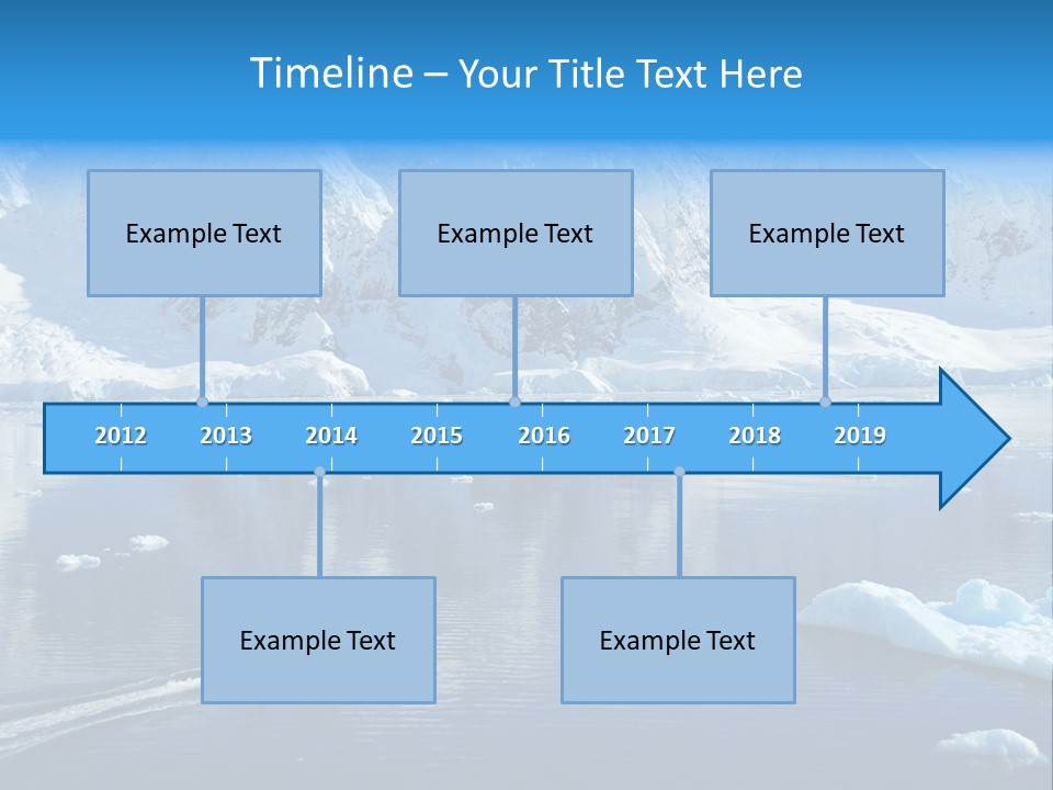 Climate Change Sea Ice PowerPoint Template
