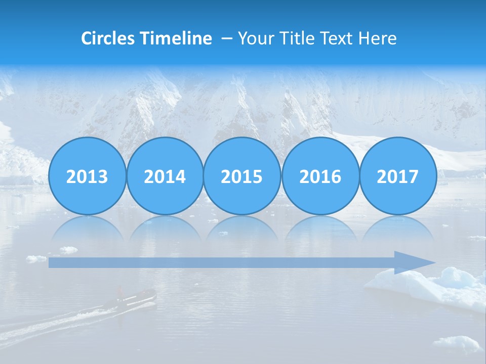 Climate Change Sea Ice PowerPoint Template