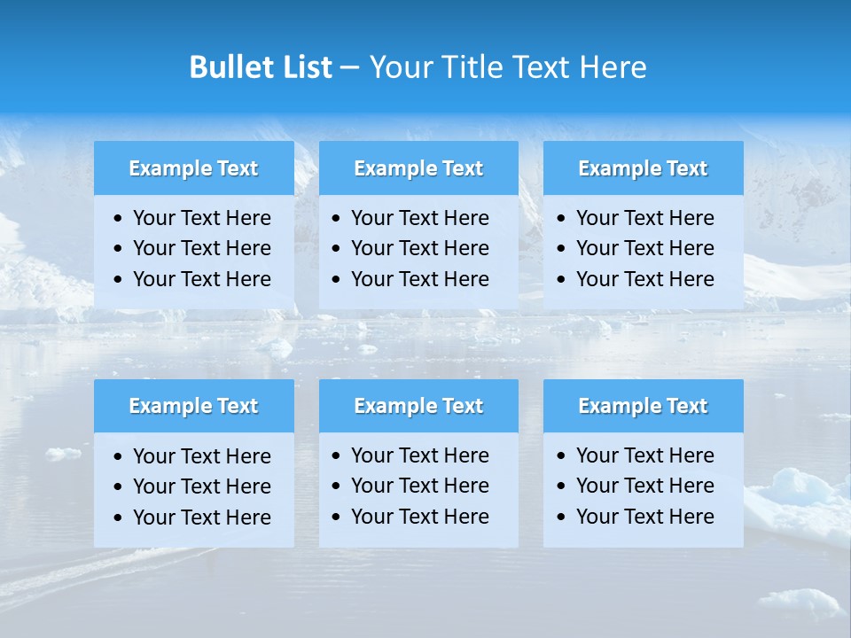 Climate Change Sea Ice PowerPoint Template