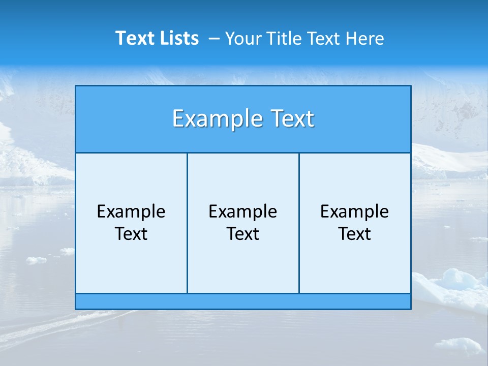 Climate Change Sea Ice PowerPoint Template