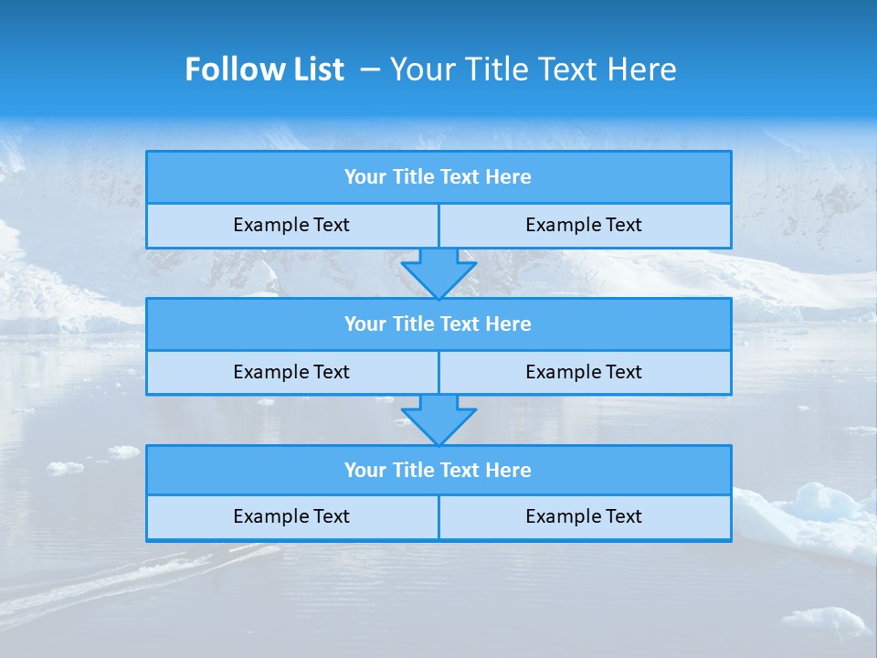 Climate Change Sea Ice PowerPoint Template