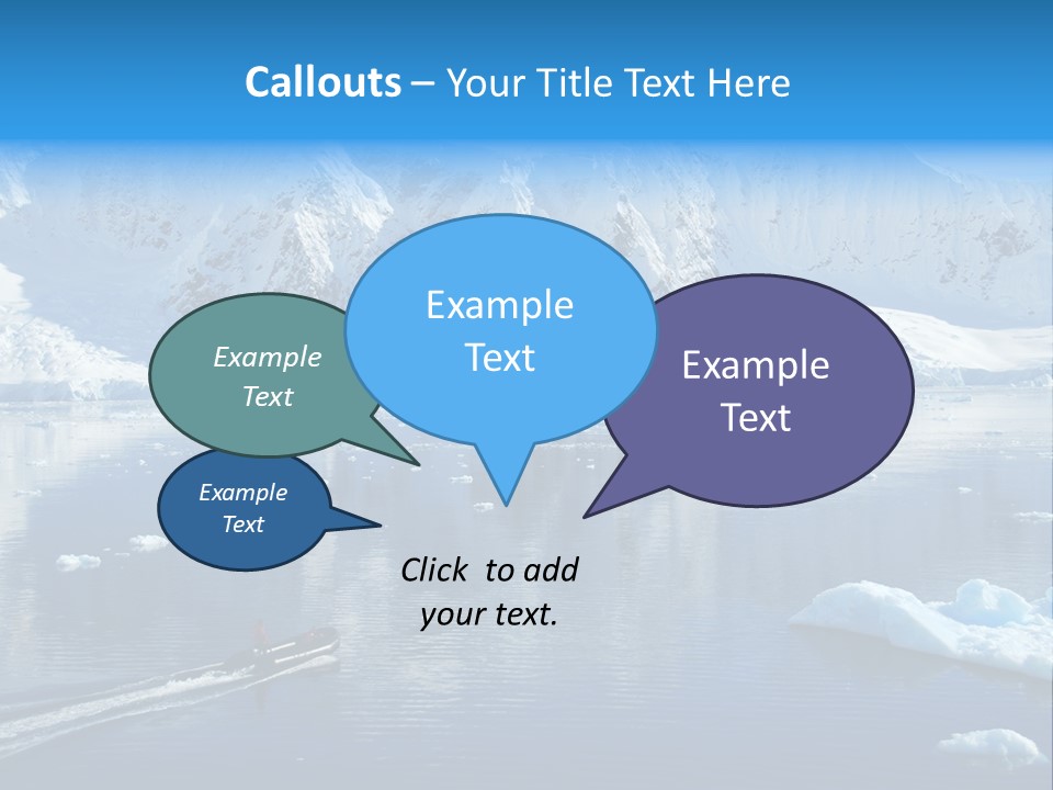 Climate Change Sea Ice PowerPoint Template