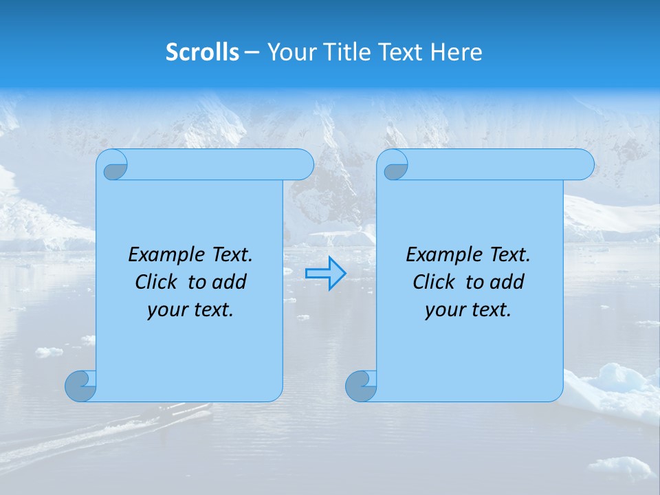 Climate Change Sea Ice PowerPoint Template