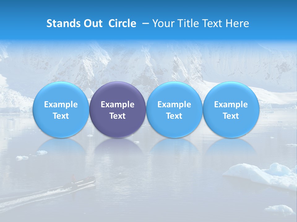 Climate Change Sea Ice PowerPoint Template