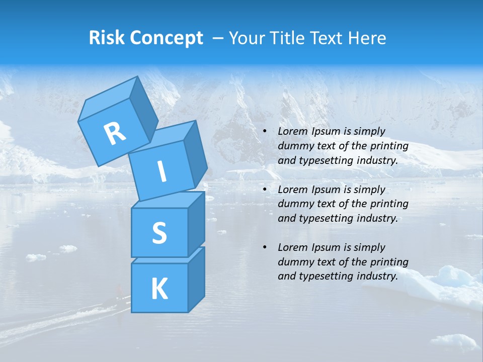 Climate Change Sea Ice PowerPoint Template