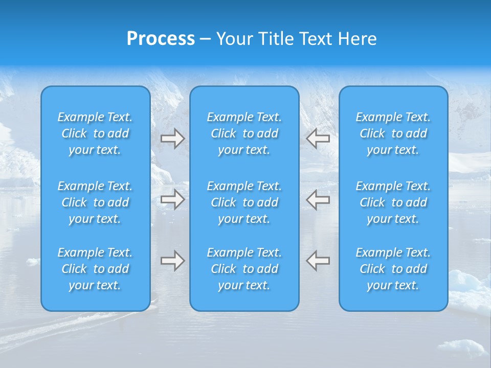 Climate Change Sea Ice PowerPoint Template