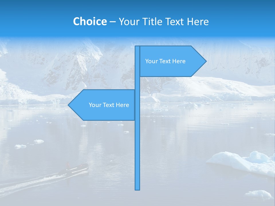 Climate Change Sea Ice PowerPoint Template