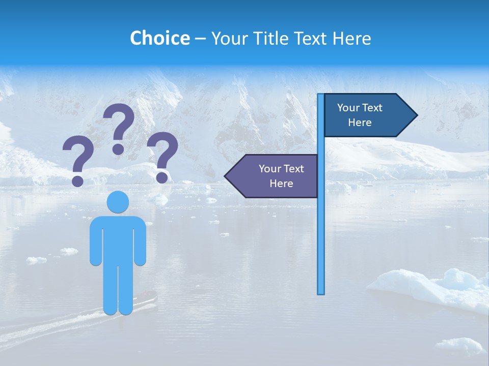 Climate Change Sea Ice PowerPoint Template