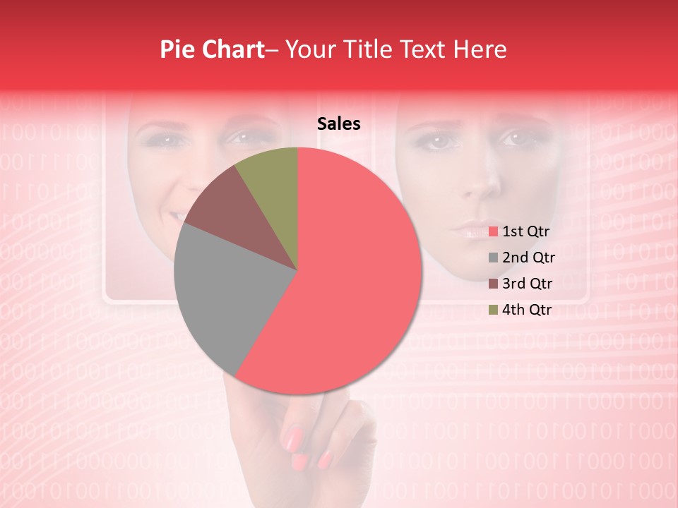 People Woman Icons PowerPoint Template