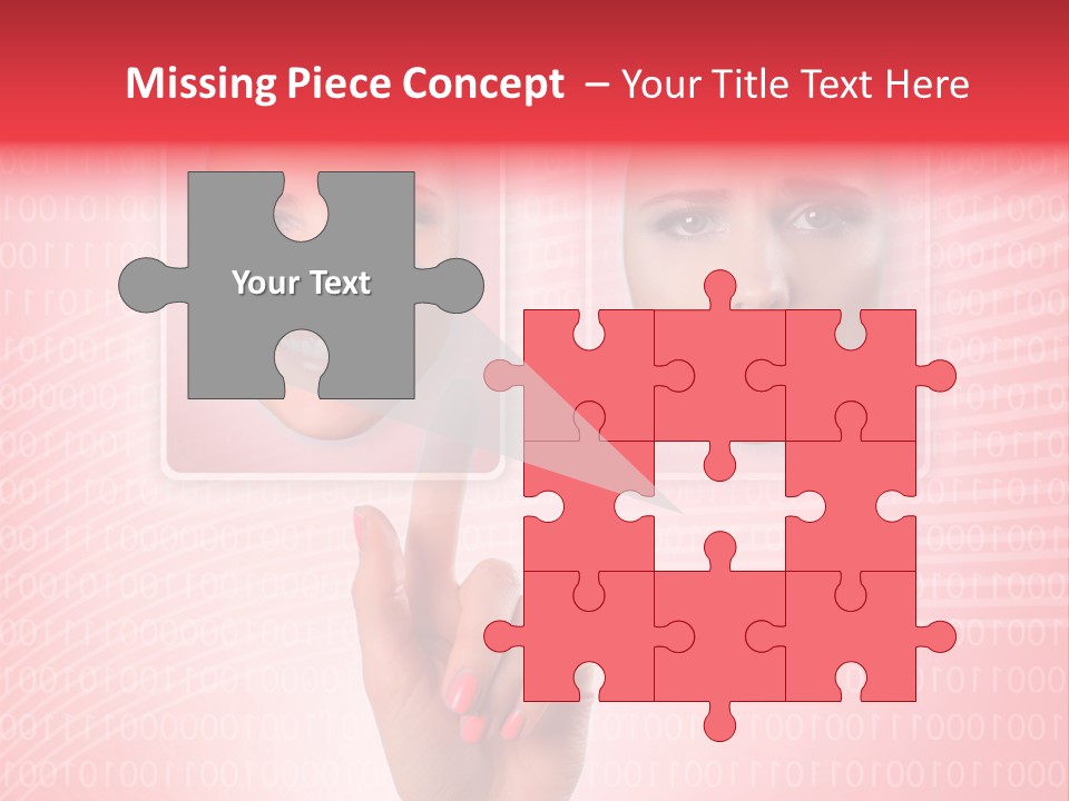 People Woman Icons PowerPoint Template