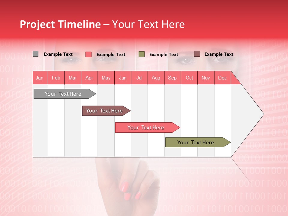 People Woman Icons PowerPoint Template