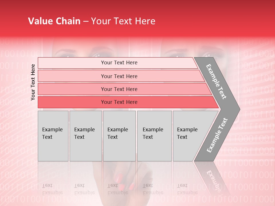 People Woman Icons PowerPoint Template