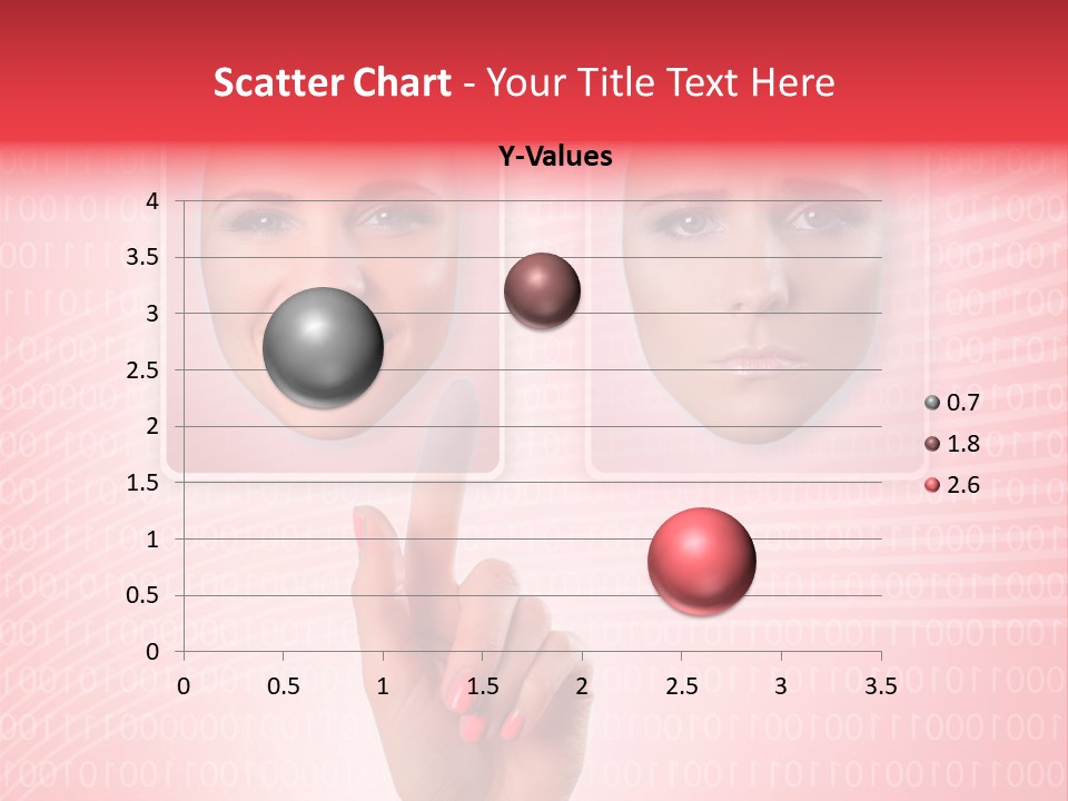 People Woman Icons PowerPoint Template