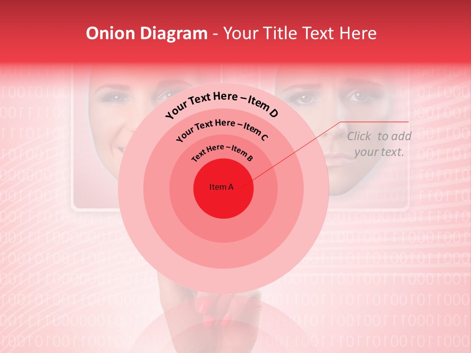 People Woman Icons PowerPoint Template