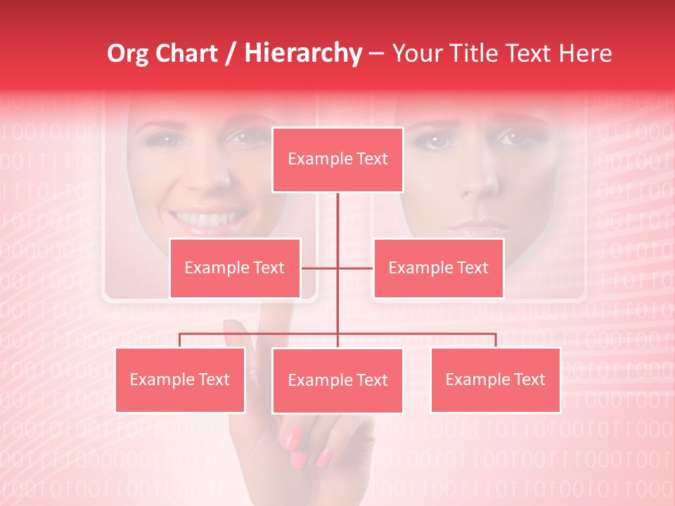 People Woman Icons PowerPoint Template