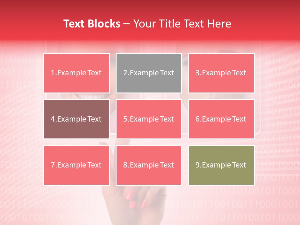 People Woman Icons PowerPoint Template