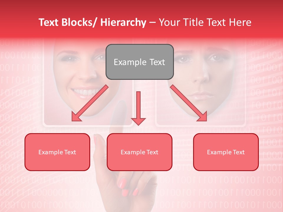 People Woman Icons PowerPoint Template