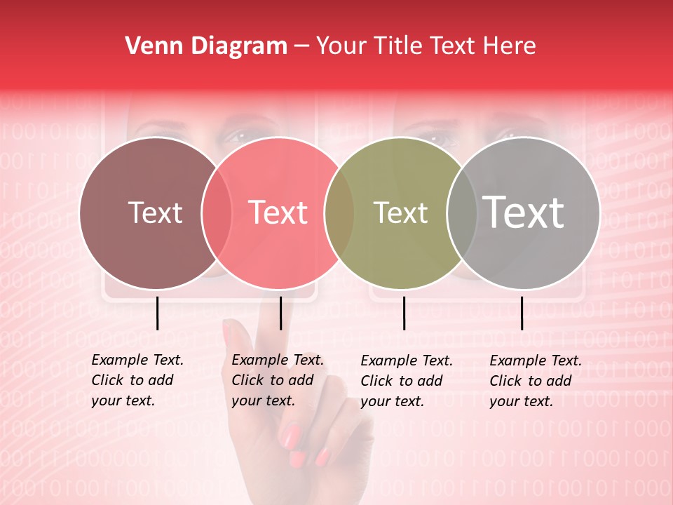 People Woman Icons PowerPoint Template