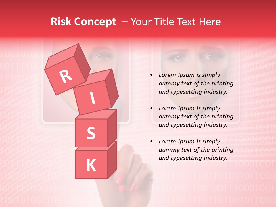 People Woman Icons PowerPoint Template