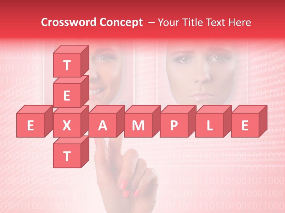 People Woman Icons PowerPoint Template