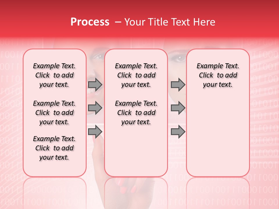 People Woman Icons PowerPoint Template