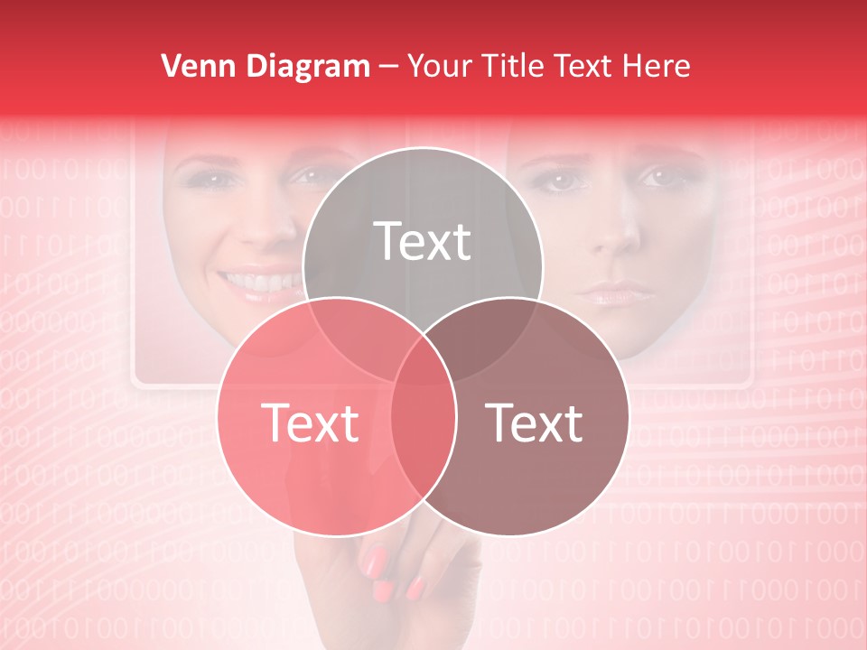 People Woman Icons PowerPoint Template