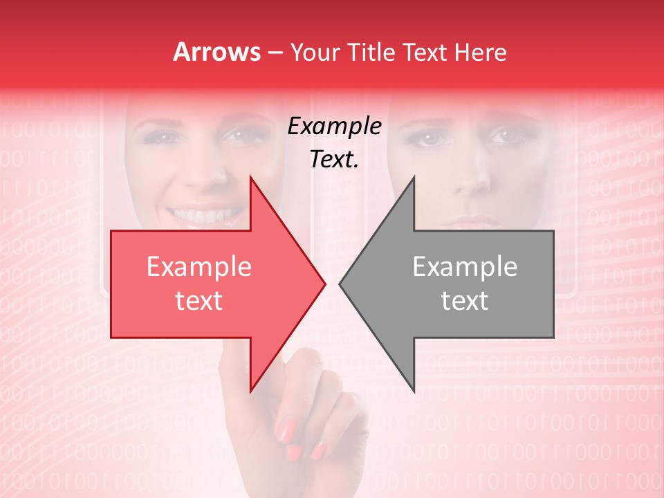 People Woman Icons PowerPoint Template