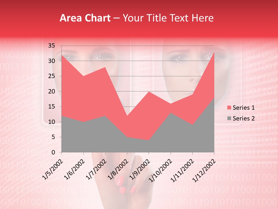 People Woman Icons PowerPoint Template