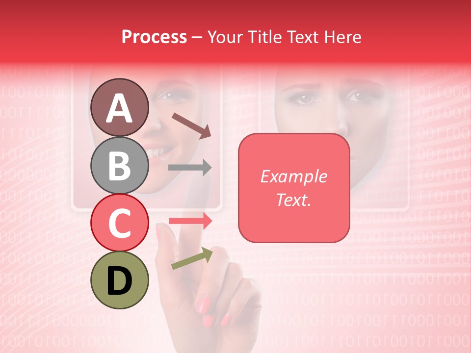 People Woman Icons PowerPoint Template