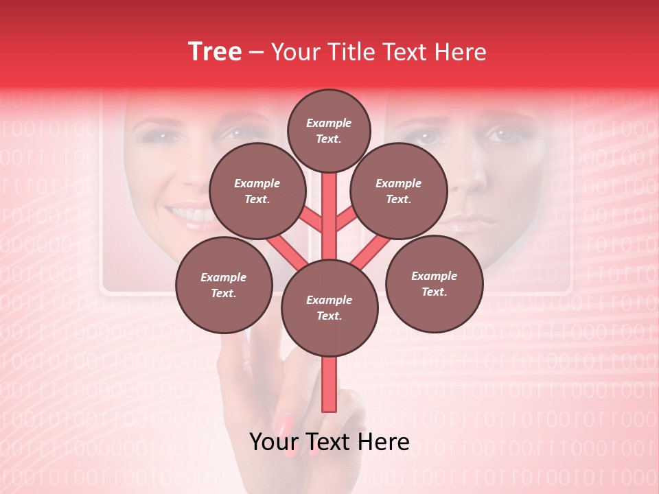 People Woman Icons PowerPoint Template